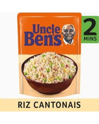Riz express 2mn cantonais UNCLE BEN'S, pochon 250g
