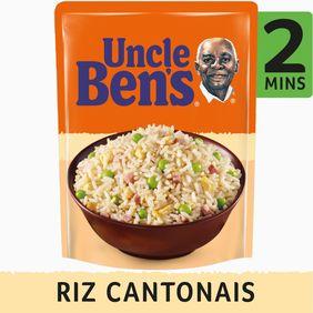 Riz express 2mn cantonais UNCLE BEN'S, pochon 250g