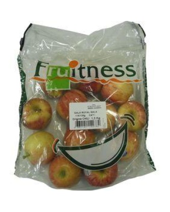 Pomme Gala, calibre 115/150, catégorie 1, Chili, sachet 1,5kg