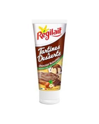 Tube chocolat noisette pour tartines et desserts REGILAIT, 300g