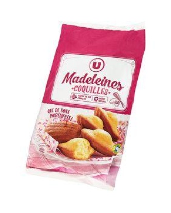 Madeleine coquille nature sachet U 600g