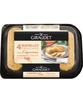 Quenelles aux légumes GIRAUDET, 4 barquettes de 80g