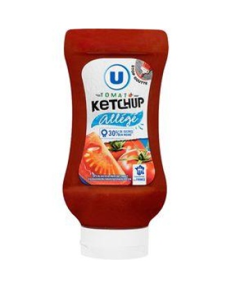 Ketchup nature allégé U, 560g