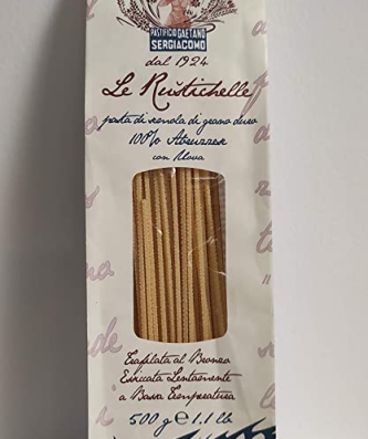 Le Rustichelle all'uovo pâtes aux oeufs en sachet papier 500 g pack - Rustichella d'Abruzzo