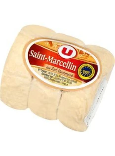 Saint Marcellin IGP au lait pasteurisé U, 22% de MG, 3 rouleaux, 240g