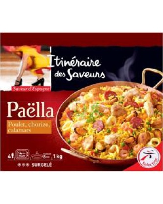 itineraire des saveurs saveur despagne paella poulet chorizo calamars