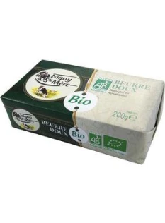 Beurre doux bio ISIGNY STE MERE, 82% de MG, plaquette de 200g