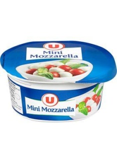 Billes de mozzarella au lait de vache pasteurisé 17%mg U 125g