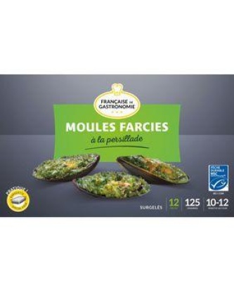 Moules msc farcies à la persillade FRANCAISE DE GASTRONOMIE x12 125g