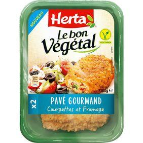 Pavé gourmand courgettes & fromages Bon Végétal, HERTA, 180g