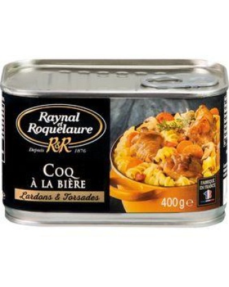 Coq à la bière lardons et torsades RAYNAL ROQUELAURE 400g