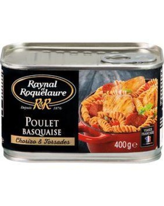 Poulet Basquaise chorizo et torsades RAYNAL ROQUELAURE 400g