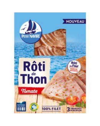 Rôti de thon à la tomate, PETIT NAVIRE, 100g