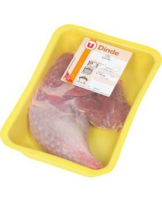 Cuisse de dinde, U, France, 1 pièce 750 g