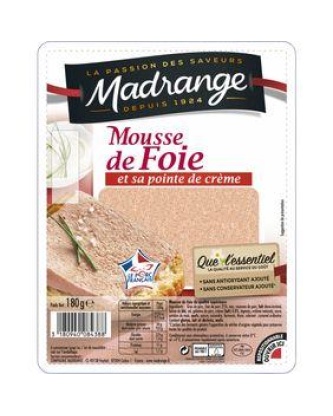 Mousse de foie VPF QUE L'ESSENTIEL MADRANGE 180g