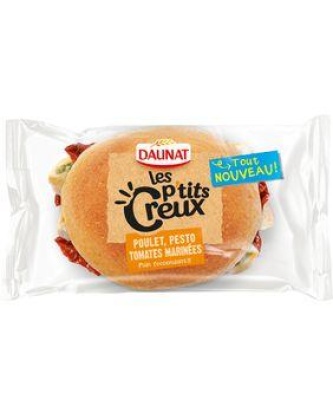 Les ptits creux poulet rôti pesto DAUNAT, 90g