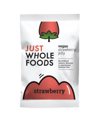 Just Wholefoods Strawberry Jelly Crystals Végétalien 85g