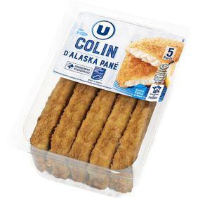 Pané de colin d'Alaska U x5 450g