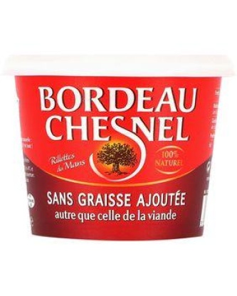 Rillette pur porc sans graisse BORDEAU CHESNEL pot 220g