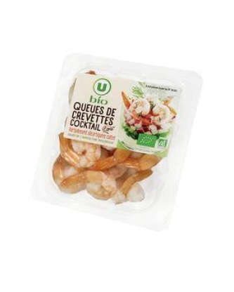 Queues crevettes cocktail bio U 100g