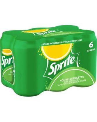 SPRITE fre boite 6x33cl