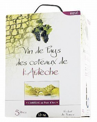 Vin de pays de l'Ardèche 12,5° 5 l