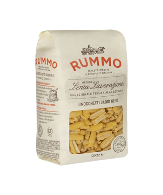 Gnocchetti sardi n°63 pâtes à base de semoule de blé dur paquet de 500 g - Pasta Rummo