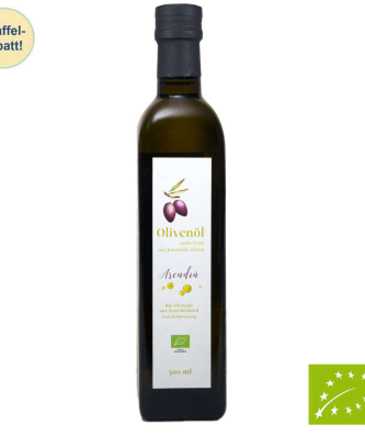 Huile d'olive biologique Koroneiki de Grèce Arcadie 500 ml - Eliamed