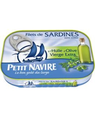petit navire filets de sardines sans aretes huile dolive vierge extra