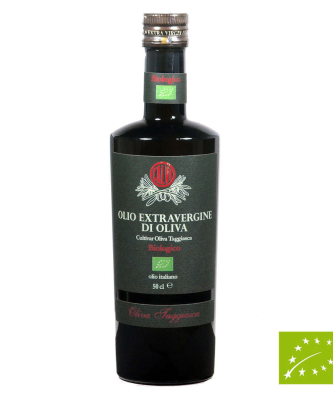 Bio Taggiasca Monocultivar - 500 ml d'huile d'olive extra vierge biologique - Olio Calvi