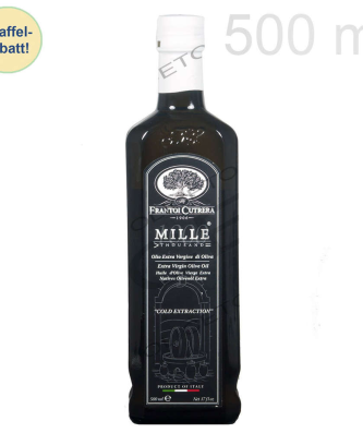 MILLE 1000 Polyphénols Huile d'Olive Extra Vierge 500 ml - Cutrera