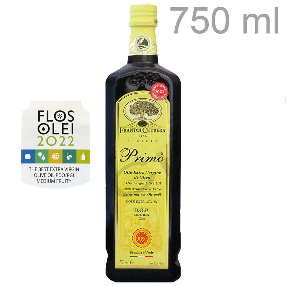 Cutrera Primo DOP Monti Iblei 750ml Huile d'olive Tonda Iblea - Frantoi Cutrera
