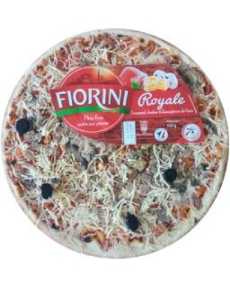 fiorini pizza royale emmental jambon champignons de paris