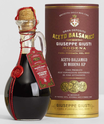 Acetaia Giusti Anforina 250 ml en boîte - Aceto Balsamico di Modena IGP vieilli environ 12 ans