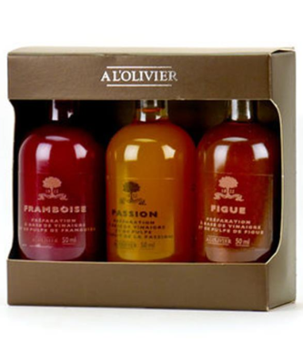 ETUI 3 VINAIGRES AUX FRUITS 3x50 ML