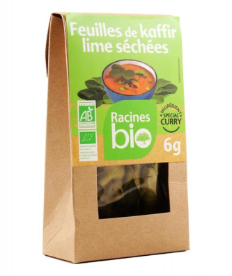 FEUILLES DE KAFFIR SECHEES RACINES BIO 6G