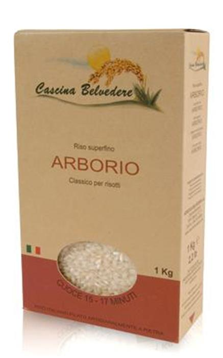 RIZ ARBORIO BOITE CARTON BELVEDERE 1 KG