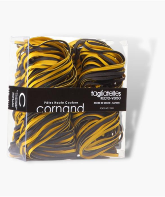 TAGLIATELLES LIGNE EXQUISE ENCRE DE SEICHE/SAFRAN 380G