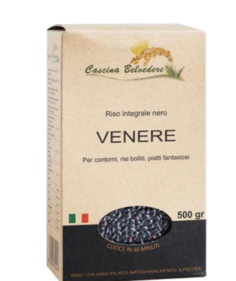 RIZ NOIR VENERE BOITE CARTON BELVEDERE 500 G