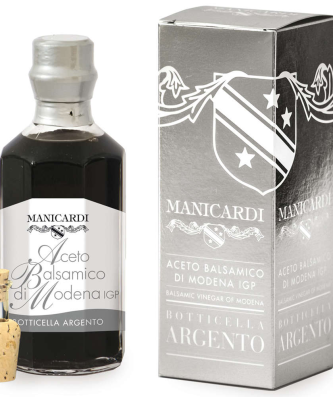 Baril d'argent 250 ml Vinaigre Balsamique de Modène IGP - Manicardi