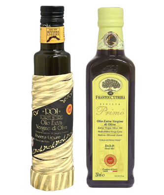 Des classiques DOP à découvrir : Frantoi Cutrera Primo DOP + Olio Roi Carte Noire DOP 2 x 250 ml