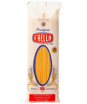 Fettuccine IGP Italienne Pâtes de Blé Dur 500g Pack - Faella Gragnano