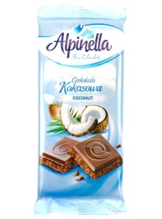 Alpinella Coconut Milk Chocolate Bar