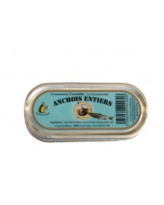 ANCHOIS À L'HUILE D'OLIVE VIERGE BOITE 46GR