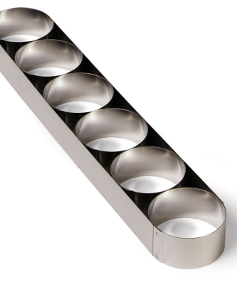 Attelage 6 cercles à mousse inox