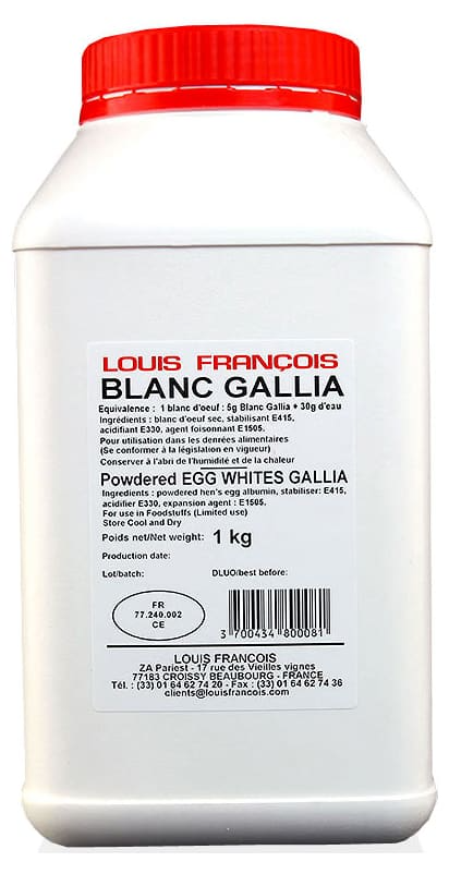 Blanc d'œuf déshydraté Gallia