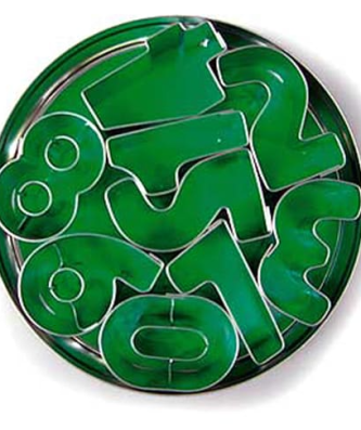 Emporte-piece chiffre (x 10)