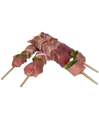 Brochette de porc bio 130g x3