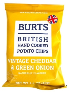 Burts Vintage Cheddar and Spring Onion Chips