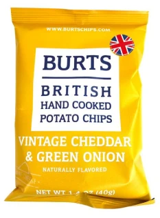Burts Vintage Cheddar and Spring Onion Chips